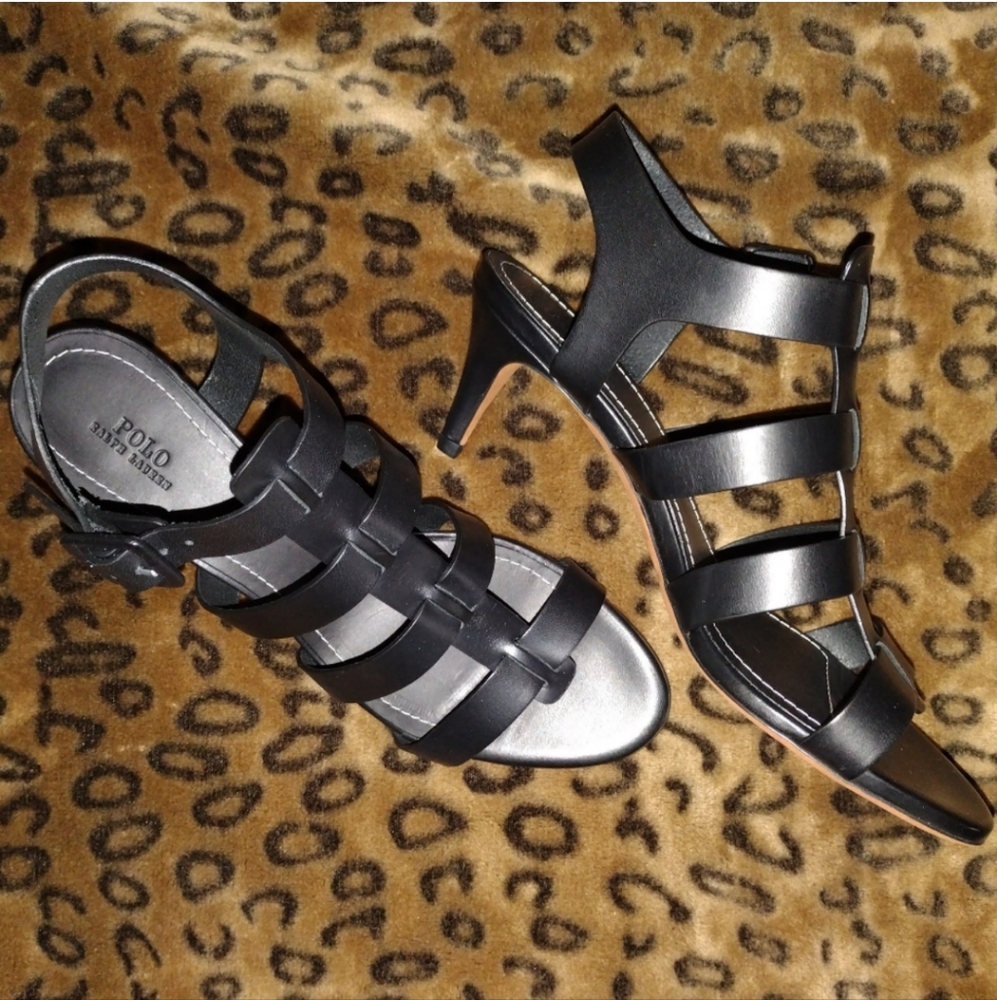 Ralph Lauren Strappy Heels